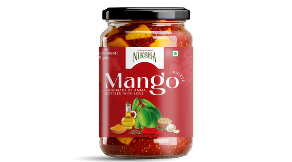 Buy Mango Pickle Online - Niksha Authentic Avakaya 1kg