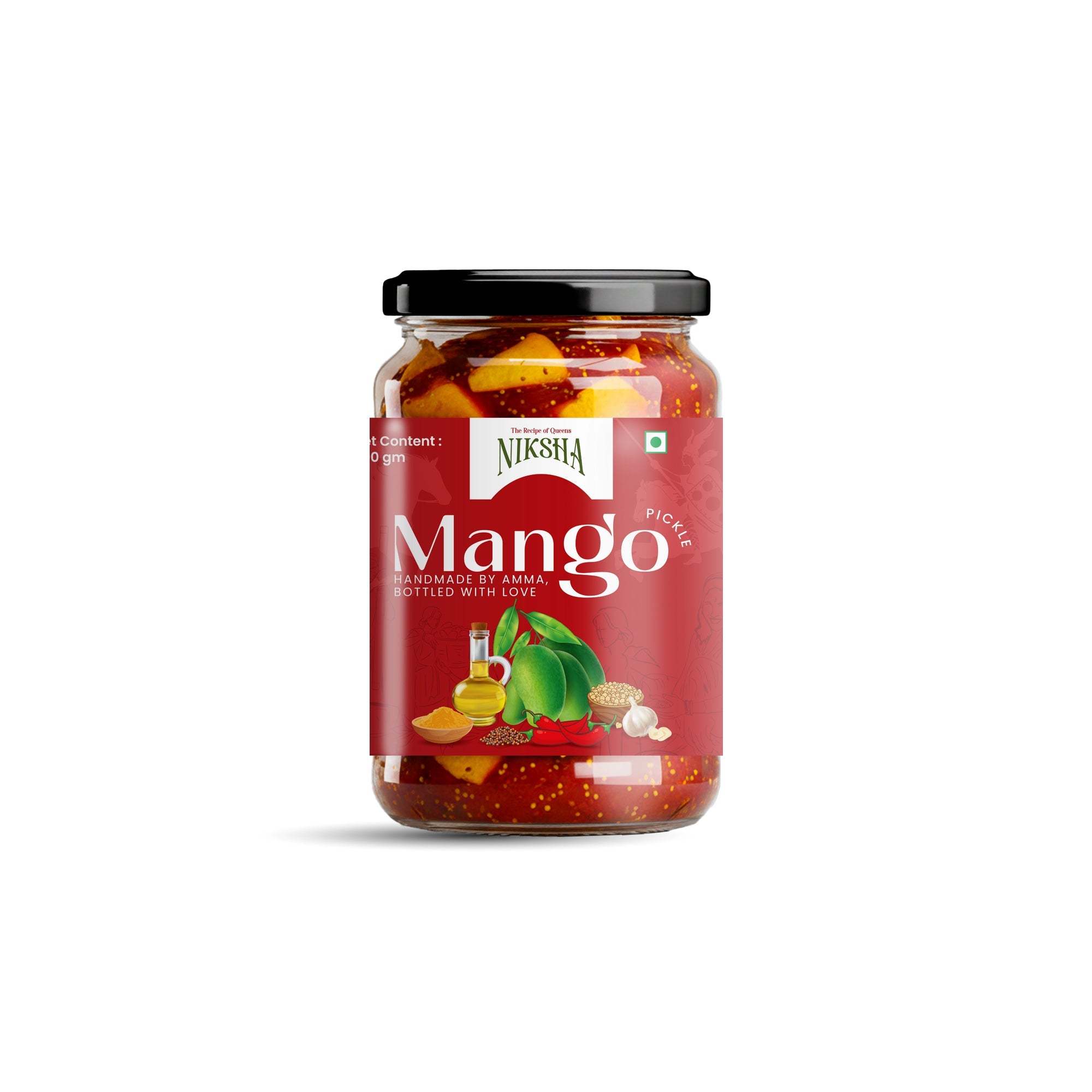 Buy Mango Pickle Online - Niksha Authentic Avakaya 1kg