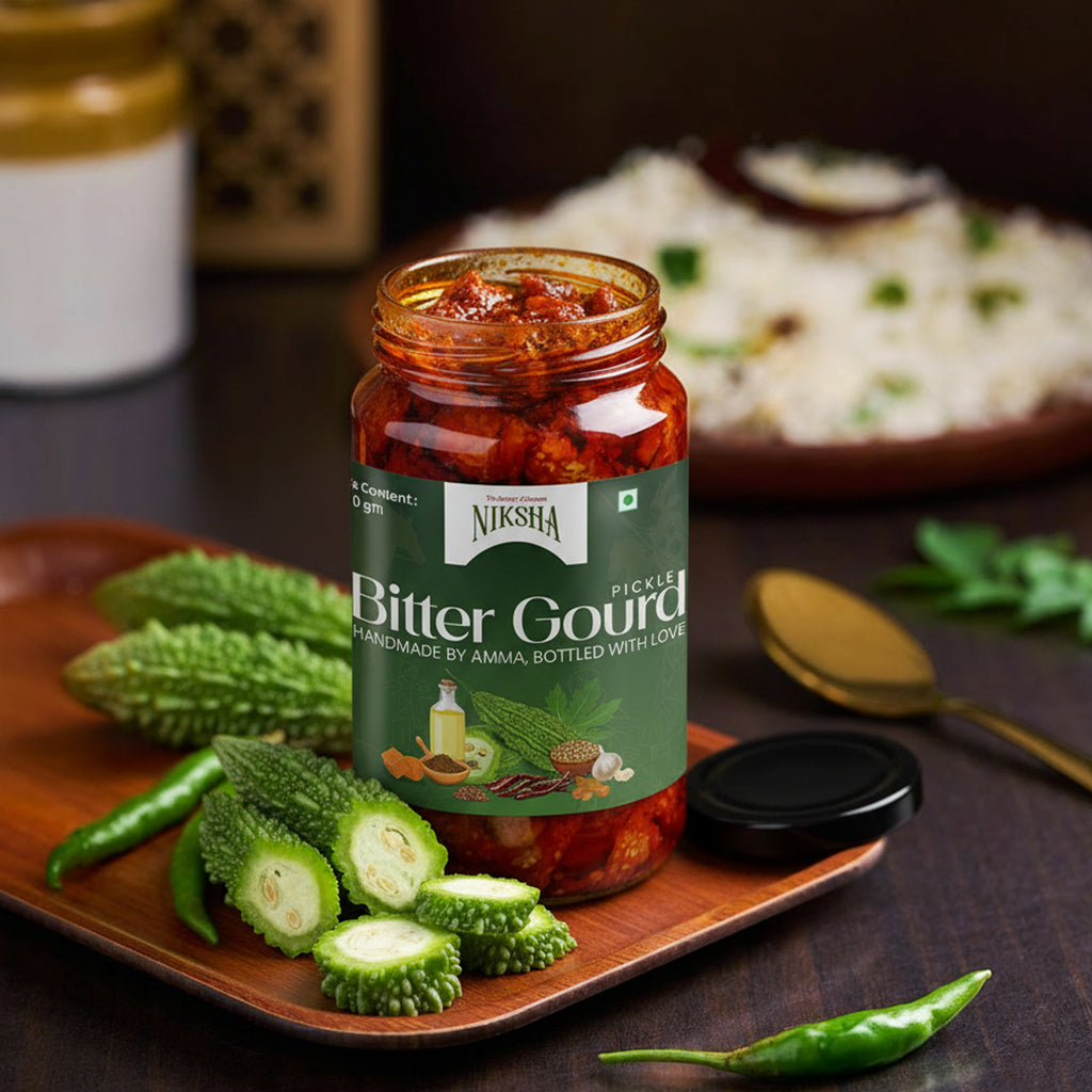 Bitter Gourd Pickle (Traditional Telangana Style)