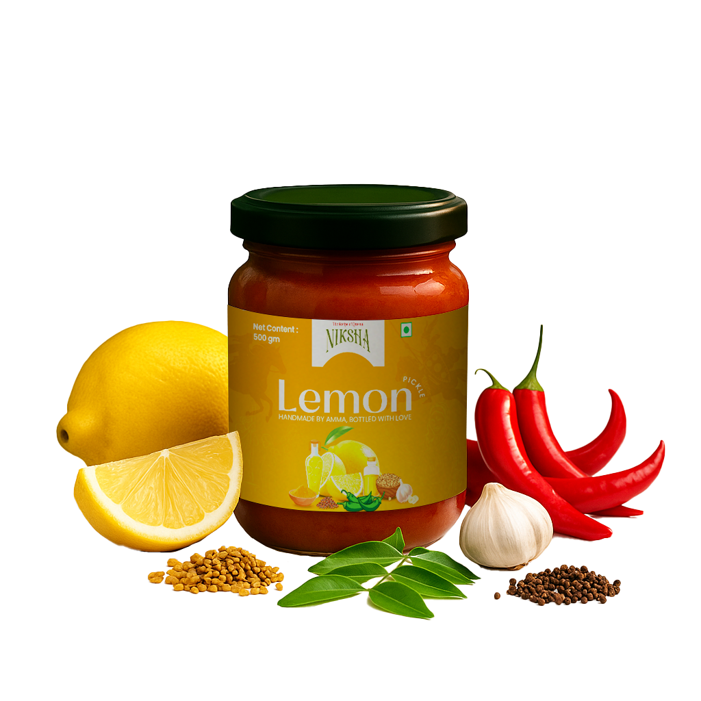 Homemade Lemon Pickle – Tangy & Spicy Telugu Style