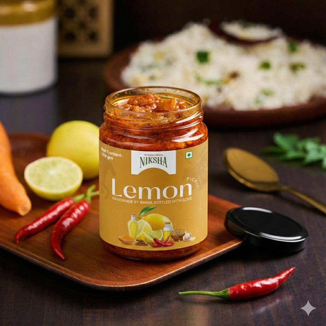 Lemon Pickle (Traditional Telangana Style)