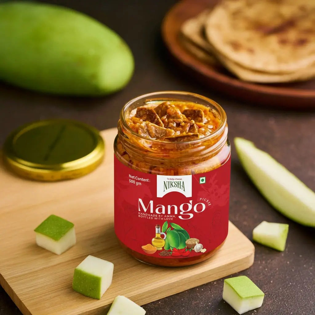 Mango Pickle (Traditional Telangana Style)