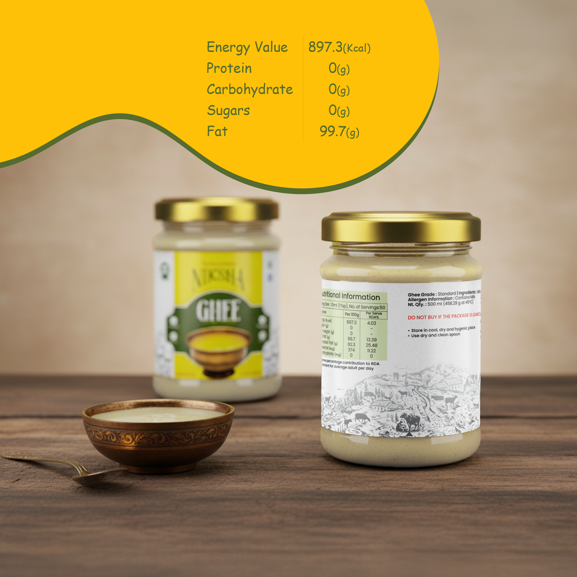 buffalo ghee price 500gm